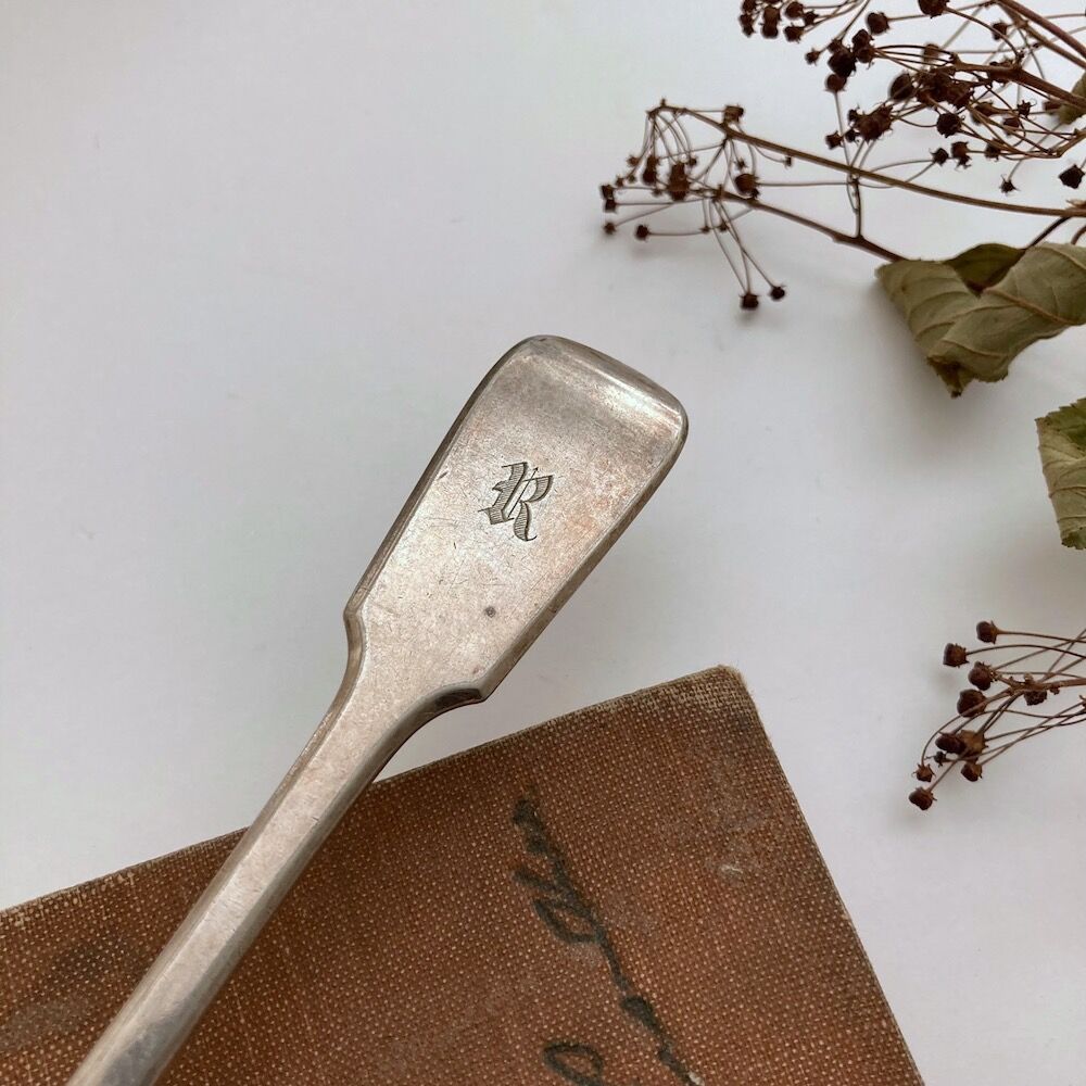 spoon アンティークシルバースプーン イニシャルスプーン | cocon