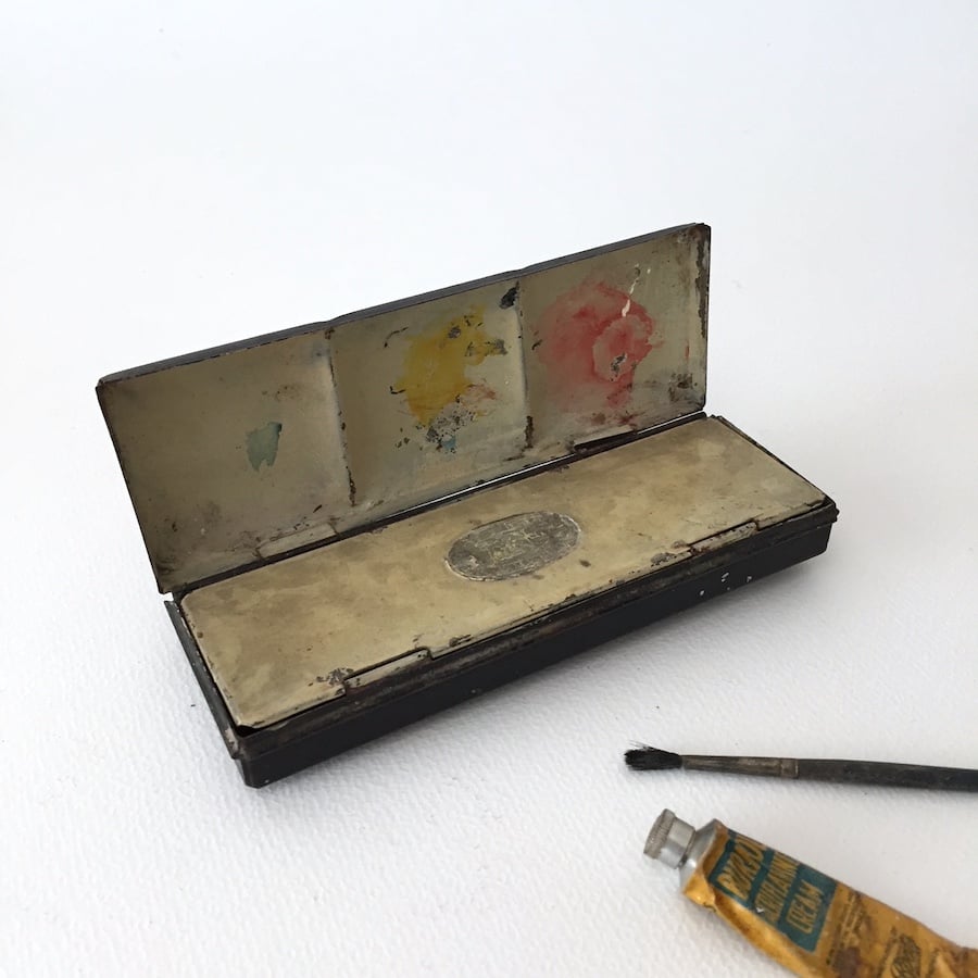 palette / アンティーク水彩絵の具パレット | cocon
