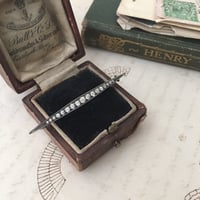 brooch / アンティークカットガラスブローチ
