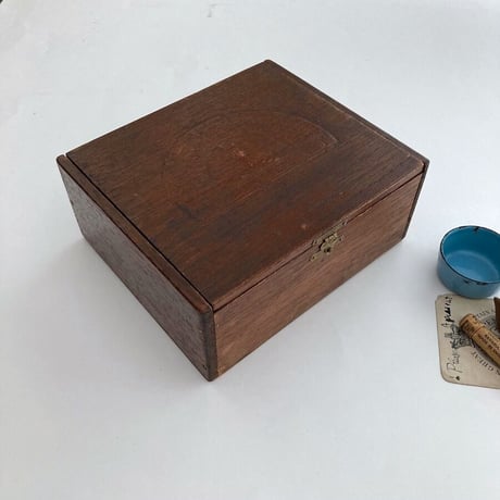 wooden box　アンティーク木箱　ジュエリーケース　ウッドボックス