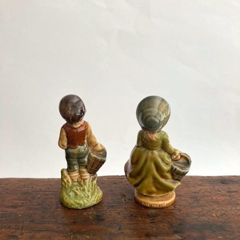 ヴィンテージ マザーグース ミニチュア 陶器 置物 アンティーク ヴィンテージ マザーグース ミニチュア 陶器 置物 アンティーク
