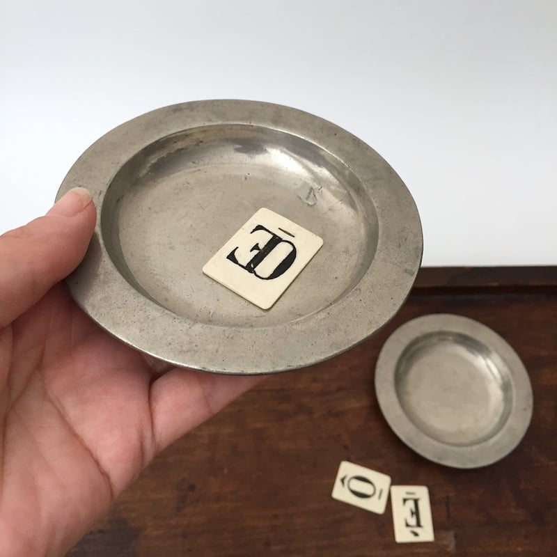 pewter plate /アンティークピュータープレート | cocon