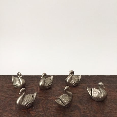 swan card stand / アンティーク白鳥のカードスタンド