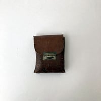 革の入れもの / 昭和のレザータバコケース