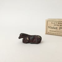 cow lead figure / アンティークの鉄の牛