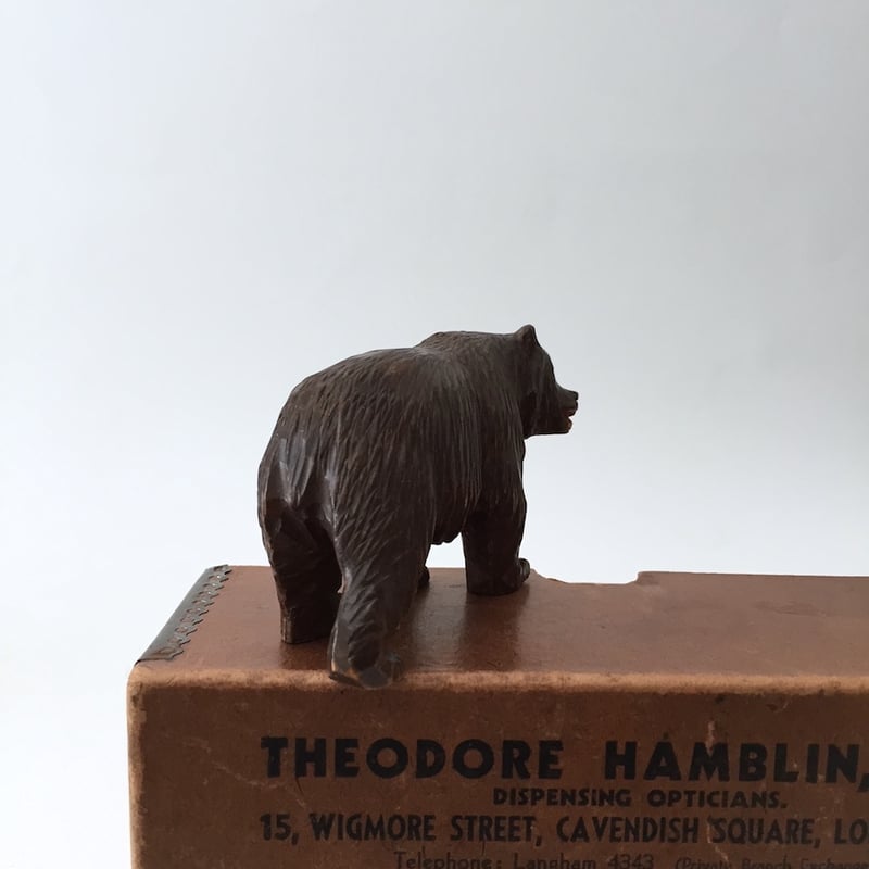 wooden bear / アンティーク木彫りのくま スイスベルン | cocon wooden bear / アンティーク木彫りのくま スイスベルン | cocon