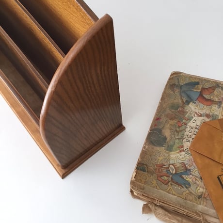 letter rack /アンティークレターラック　レタースタンド　卓上収納