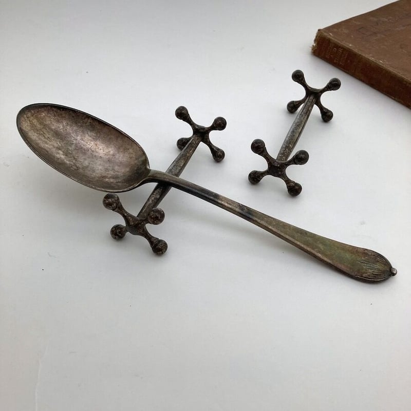 cutlery rest アンティークカトラリーレスト イギリス アイアン | cocon