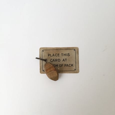 shoes keyring / アンティーク木靴のキーフォルダー