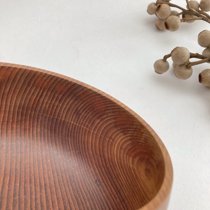 wooden bowl ヴィンテージウッドのボウル チーク材 北欧 | cocon