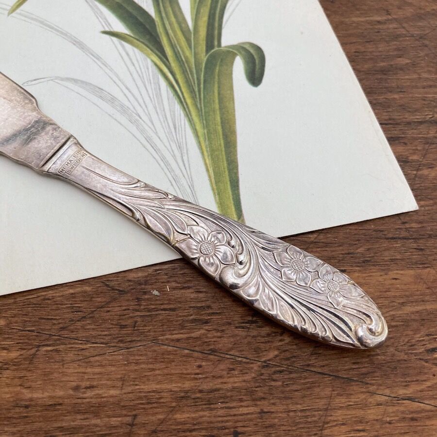 アンティーク　フィッシュナイフ&フォーク　2セット　難あり knife アンティークケーキナイフ フィッシュナイフ | cocon