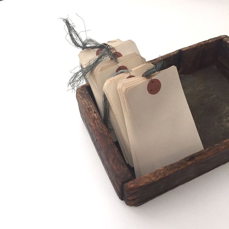 タグ ビンテージペーパータグ 荷造りタグ 荷札 昭和 | cocon