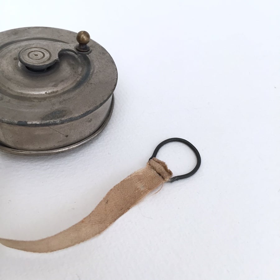 measure tape / アンティーク巻き尺 手巻き メジャーテープ | cocon