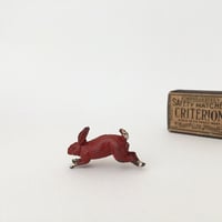 rabitt lead figure / 鉄のウサギフィギュリン