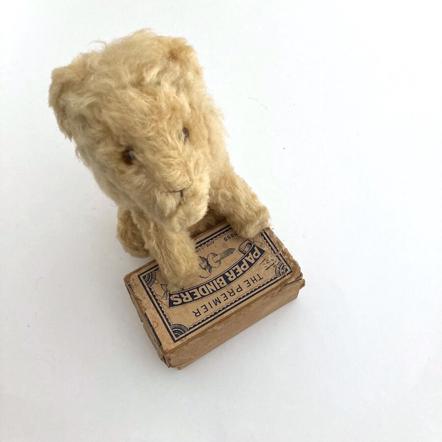 stuffed lion アンティークライオンのぬいぐるみ ヴィンテージ