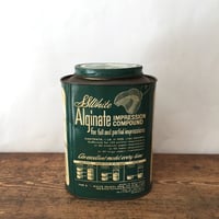 tin / アンティーク蓋つきブリキ缶