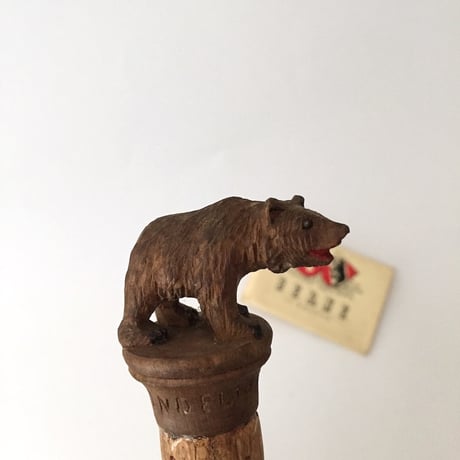 wooden bear / アンティーク木彫りのくま スイスベルン
