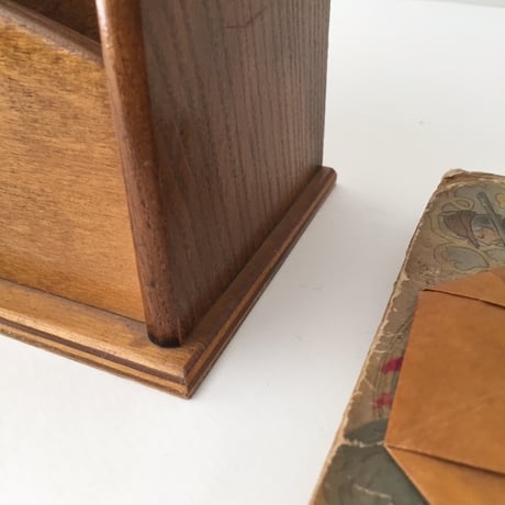 letter rack /アンティークレターラック　レタースタンド　卓上収納