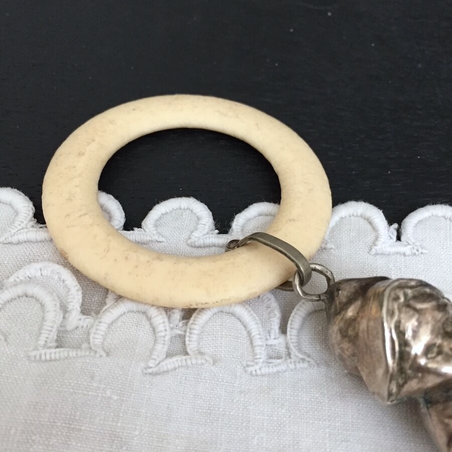 doll baby rattle / アンティークシルバーベビーラトル | cocon doll baby rattle / アンティークシルバーベビーラトル | cocon