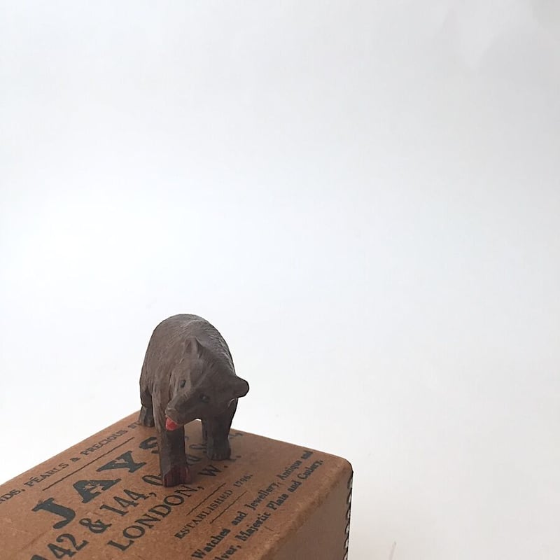wooden bear アンティーク木くま スイス 木熊 | cocon