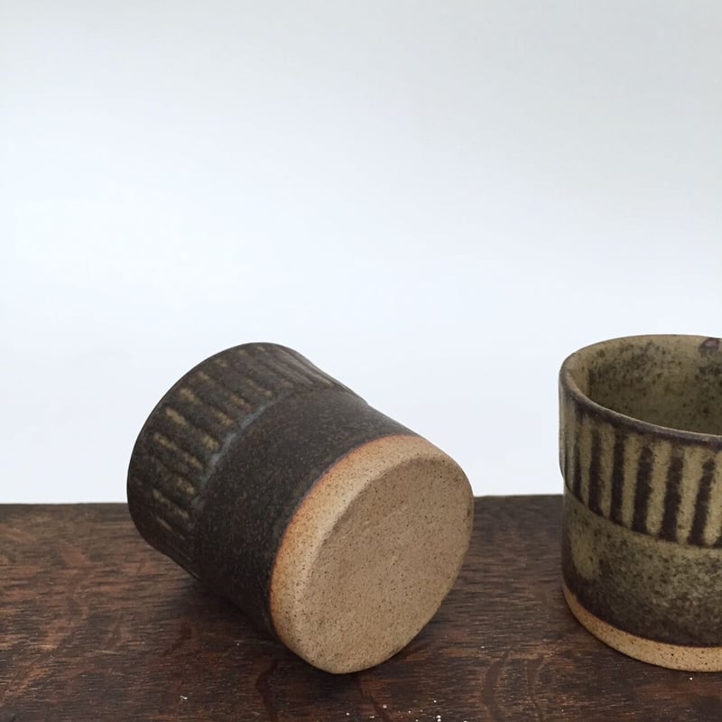 egg cup 陶器のエッグスタンド アンティークポッタリーカップ | cocon