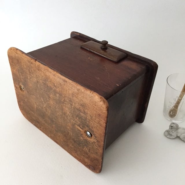 アンティーク　貯金箱　インディアン wooden box / アンティーク木箱 木製貯金箱 | cocon