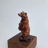 bear figure / 陶器のくま