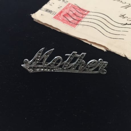 mother brooch / アンティークマザーブローチ