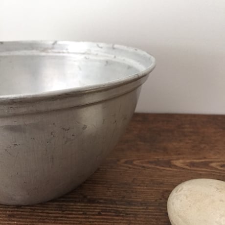 kitchen bowl / アンティークキッチンアルミボウル