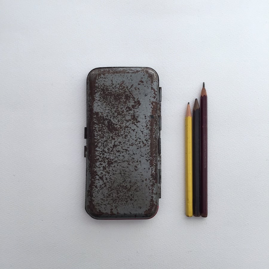 pencil case / アンティークステーショナリーケース | cocon