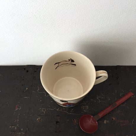 mug / アンティーク猫と馬柄マグカップ