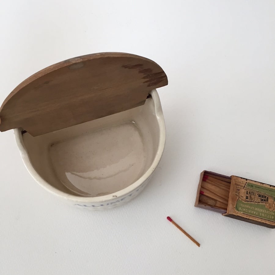 wooden case /アンティークフランスマッチケース | cocon
