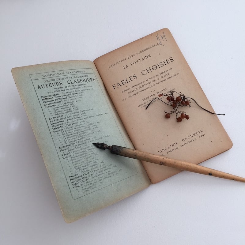 【フランス古書】 old book / フランス古書 MISANTHROPE FABLES CHOISIES |