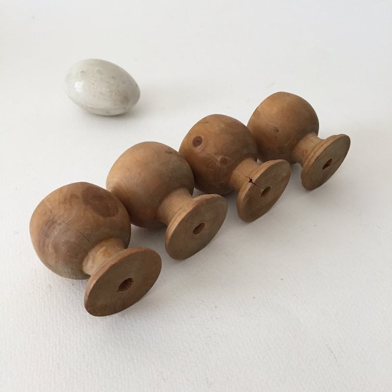 wooden egg cup / アンティークウッドエッグスタンド | cocon