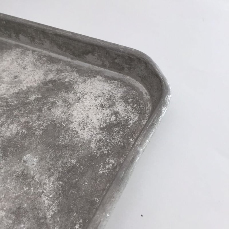 古いアルミのトレイ 給食 レトロトレイ | cocon