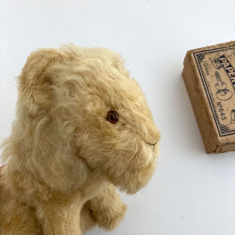 stuffed lion アンティークライオンのぬいぐるみ ヴィンテージ