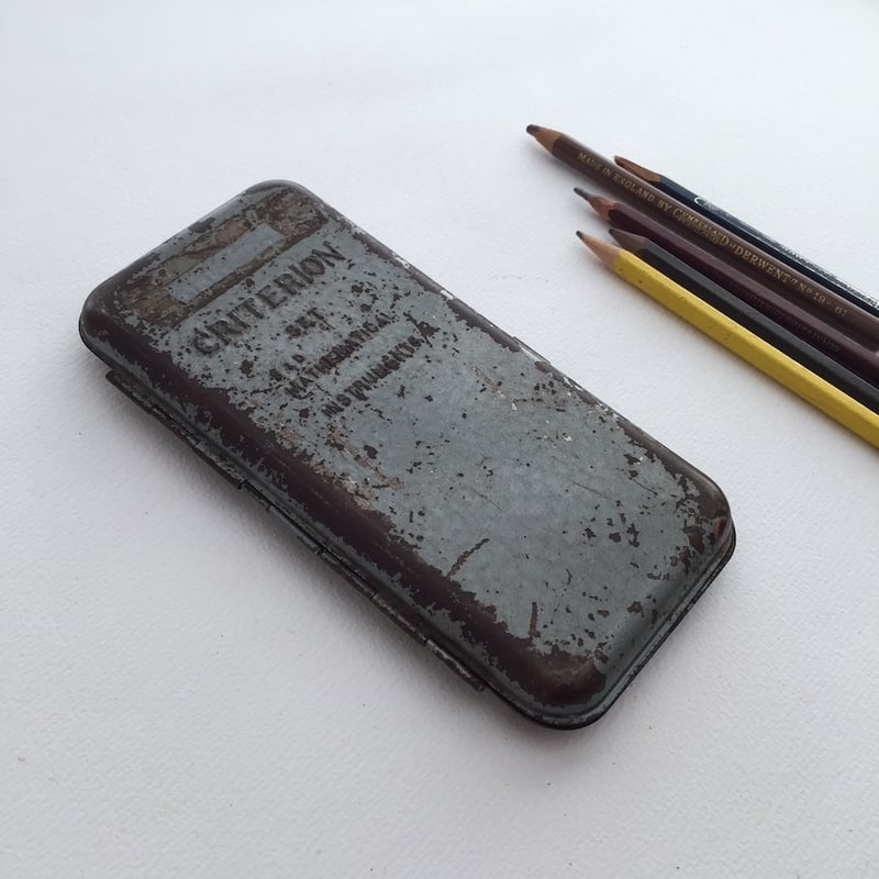 pencil case / アンティークステーショナリーケース | cocon