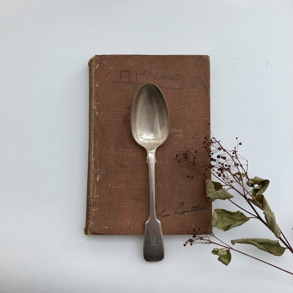 spoon アンティークシルバースプーン イニシャルスプーン | cocon