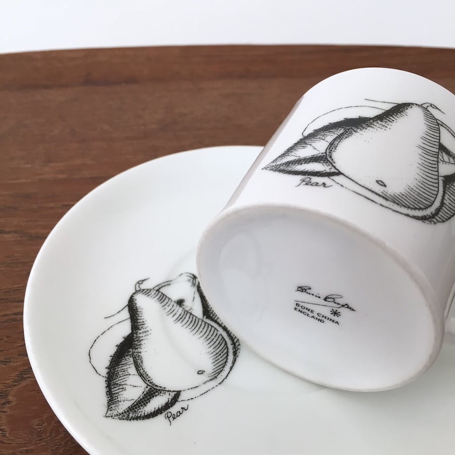 Susie Cooper black fruit c&S / スージークーパーブラックフルーツ