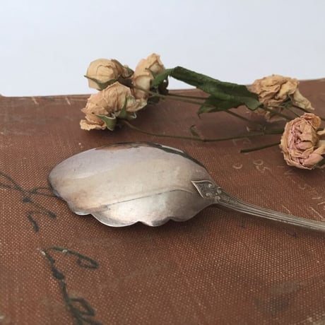 jam spoon　アンティークシルバープレートスプーン　ジャムスプーン
