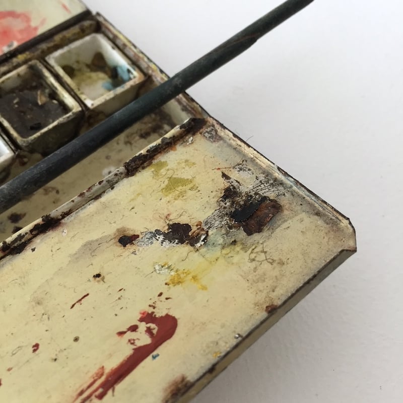 palette / アンティーク水彩絵の具パレット | cocon