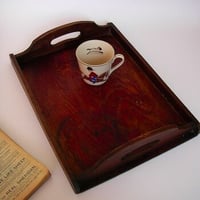 wooden tray