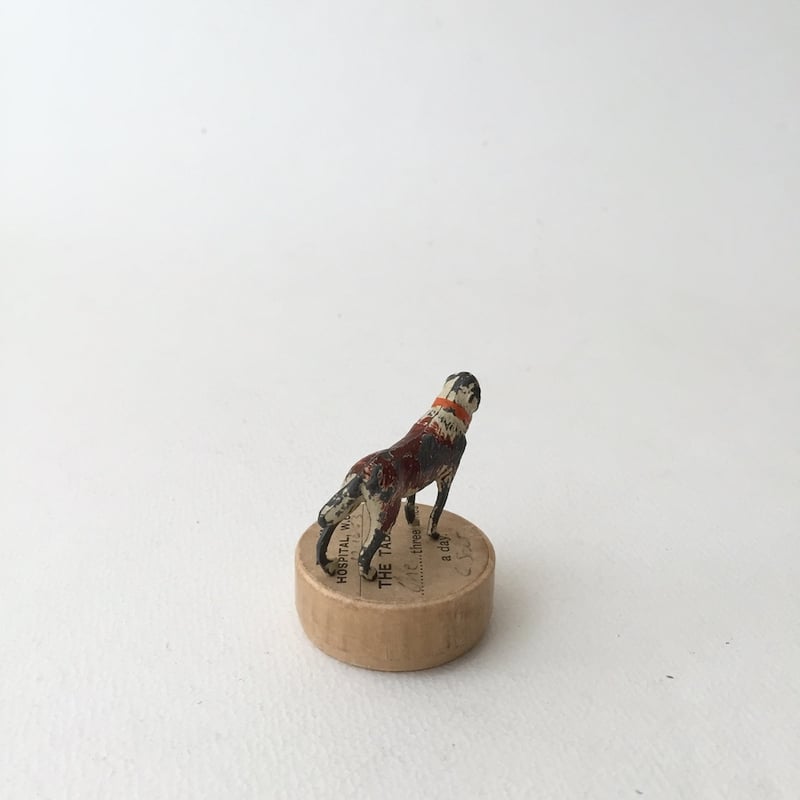 dog lead figure / 鉄の犬フィギュリン | cocon