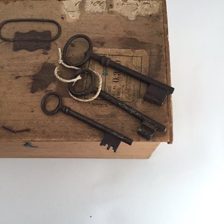 key / アンティークフランスの鍵 アンティークルームキー