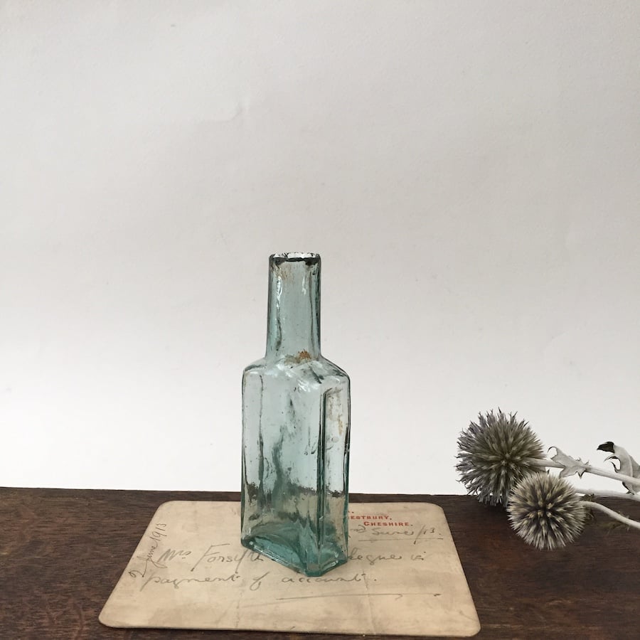 bottle / アンティークイギリスガラスボトル | cocon