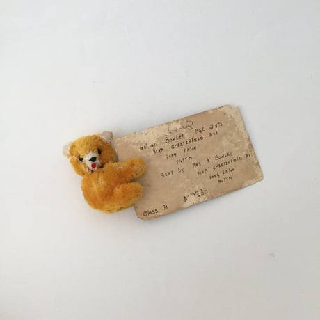 stuffed  bear / アンティークミニクリップベア