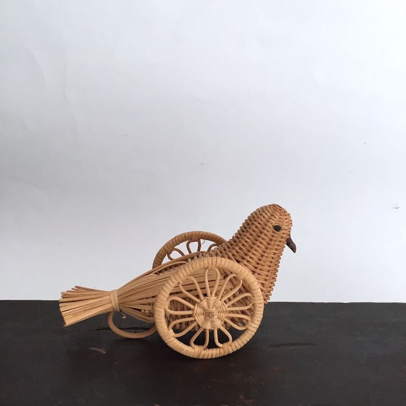 張子 鳩車 郷土玩具 郷土人形 古道具 アンティーク 昭和の郷土玩具 はと車 S 民芸品 アケビ | cocon