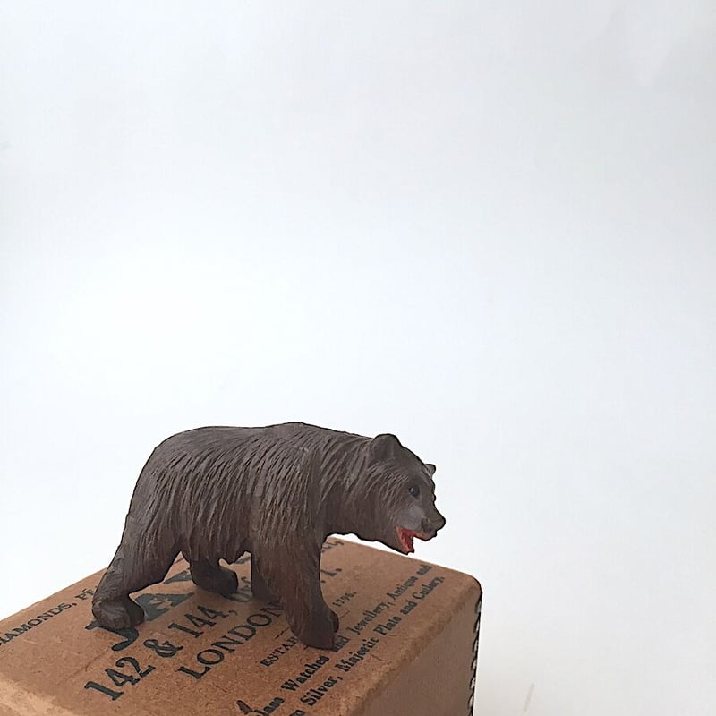 wooden bear アンティーク木くま スイス 木熊 | cocon