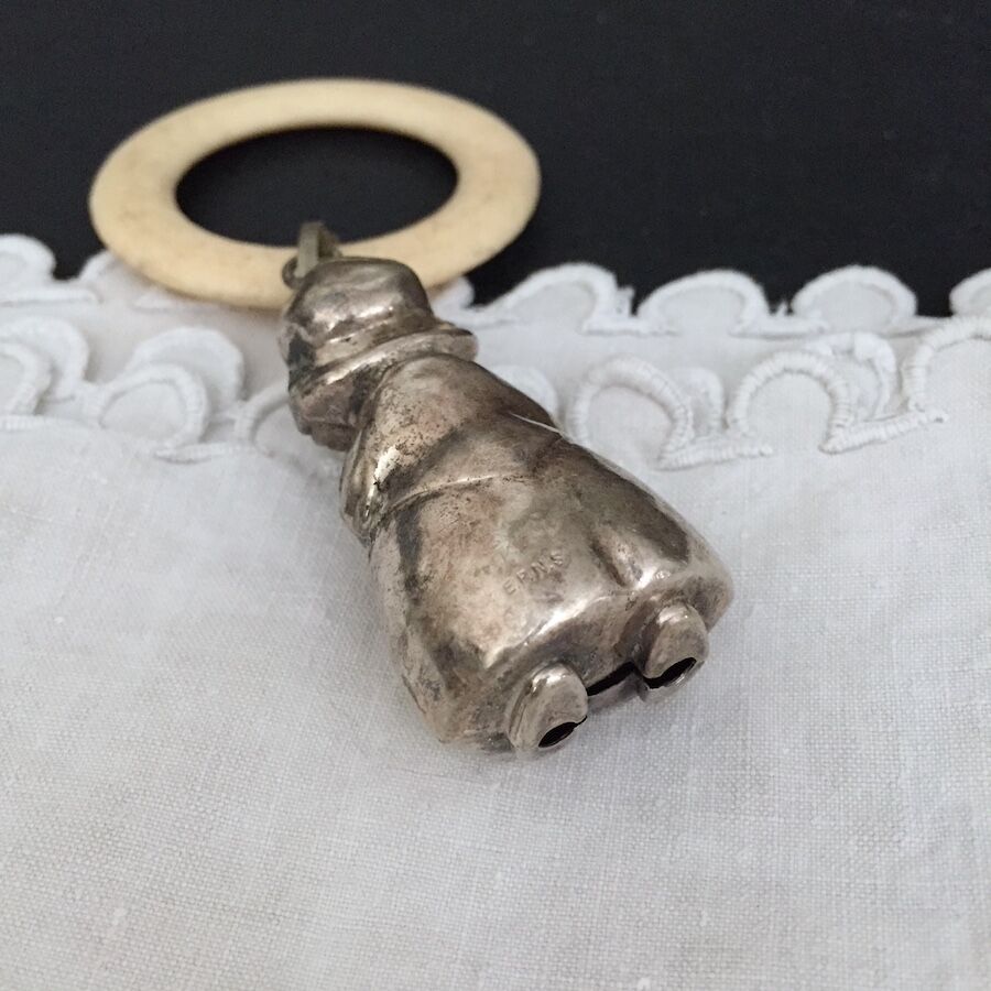 doll baby rattle / アンティークシルバーベビーラトル | cocon doll baby rattle / アンティークシルバーベビーラトル | cocon