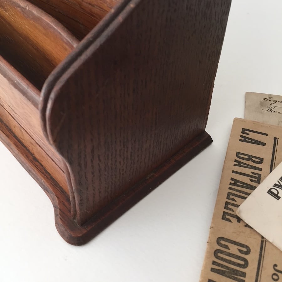 letter rack /アンティークレターラック レタースタンド 卓上収納 | cocon